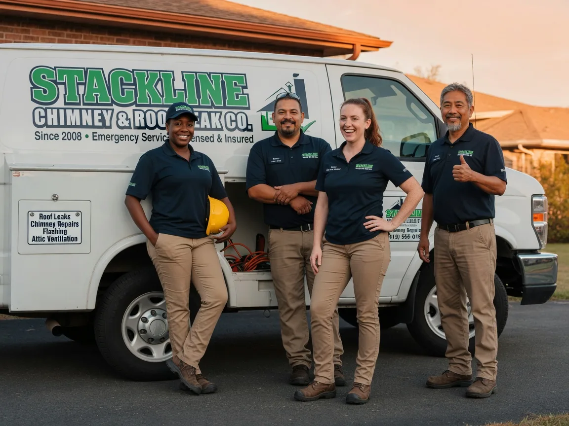 Chimney flashing repair company in Samoa, CA